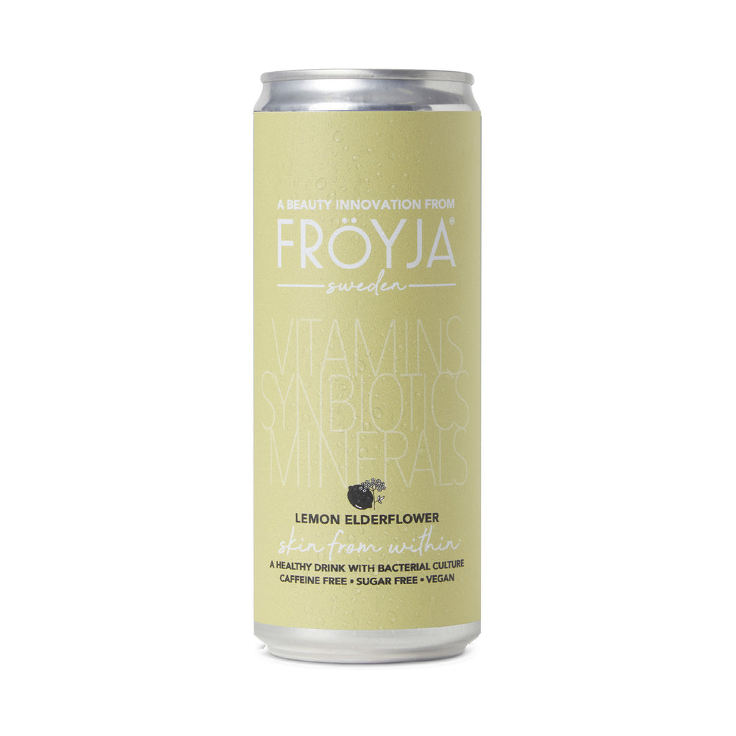 Fröyja koffeinfri funktionsdryck med synbiotika, vitaminer & mineraler
